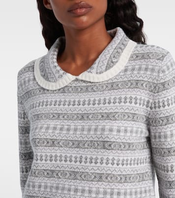 Fair Isle wool-blend jacquard sweater | Thom Browne