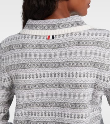 Fair Isle wool-blend jacquard sweater | Thom Browne