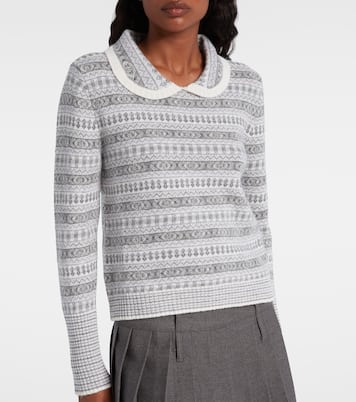 Fair Isle wool-blend jacquard sweater | Thom Browne