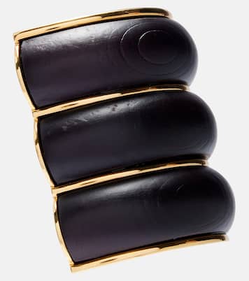 Wood clip-on earrings | Alaïa