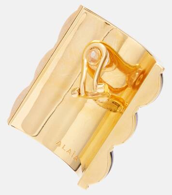 Wood clip-on earrings | Alaïa