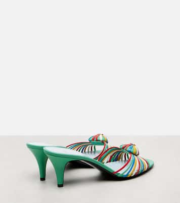 Mules Sandal Royal VLogo 65 en cuir | Valentino Garavani
