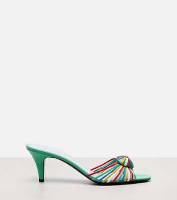 Mules Sandal Royal VLogo 65 en cuir | Valentino Garavani