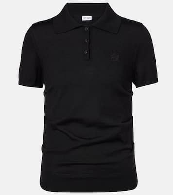 Cashmere and silk polo shirt | Loewe