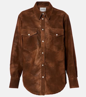 Karima faux leather overshirt | Marant Etoile