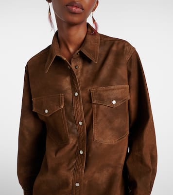 Karima faux leather overshirt | Marant Etoile