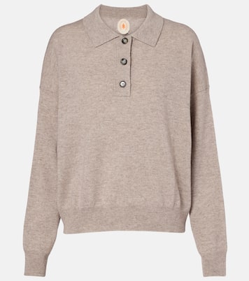 Wool and cashmere polo sweater | Jardin des Orangers
