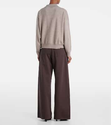 Wool and cashmere polo sweater | Jardin des Orangers
