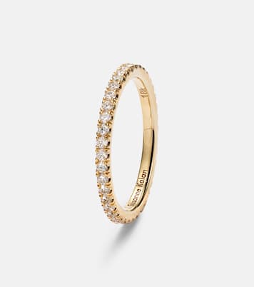 Midi 18kt gold tech ring jackets with diamonds | Suzanne Kalan