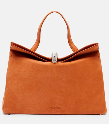 Valerie Small suede top-handle bag | Jacquemus