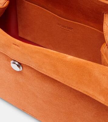 Valerie Small suede top-handle bag | Jacquemus