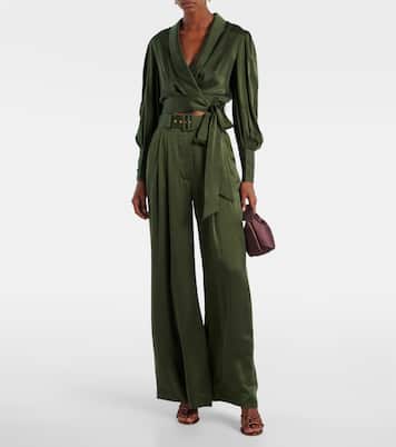 Silk wide-leg pants | Zimmermann