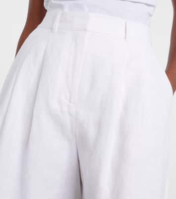 Shorts Marchello de lino de tiro alto | Posse