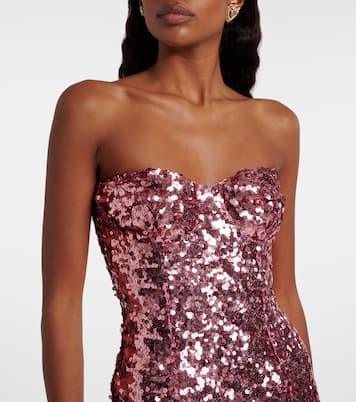 Sequined bustier dress | Dolce&Gabbana