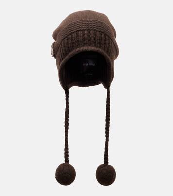 Wool and cashmere hat | Miu Miu