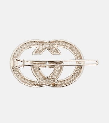 Interlocking G embellished barrette | Gucci