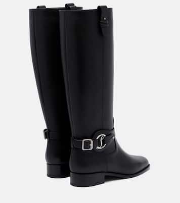 Dianouchette leather biker boots | Christian Louboutin