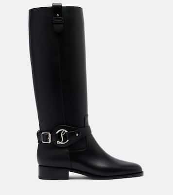 Dianouchette leather biker boots | Christian Louboutin