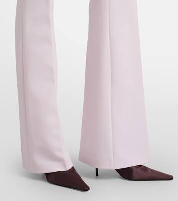 Alexa high-rise crêpe flared pants | Safiyaa