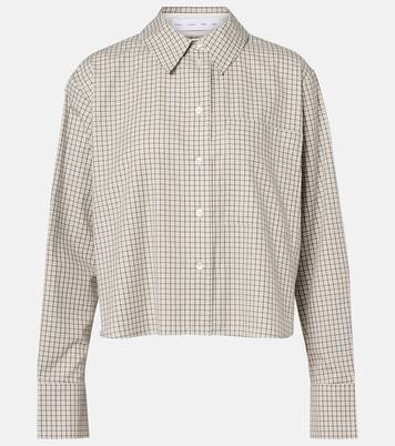 White Label Olive checked cotton shirt | Proenza Schouler