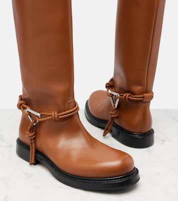 Botas altas James de piel | Bottega Veneta