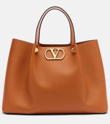 Tote Bag VLogo Medium aus Leder | Valentino Garavani