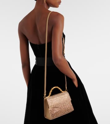 Coquette embellished top-handle bag | Elie Saab