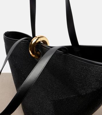 Bambola Large raffia-effect bucket bag | Jacquemus