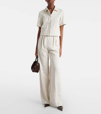 Osso striped cotton wide-leg pants | Max Mara