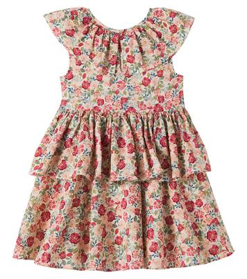 Bella floral ruffled cotton dress | Konges Sløjd