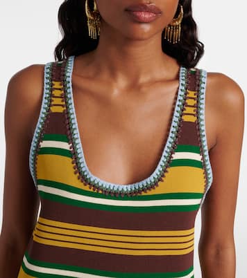 Abito corto Clover in maglia a righe | Alémais