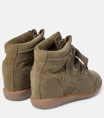 Bobby suede wedge sneakers | Isabel Marant