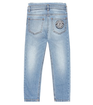 patch denim jeans | Balmain Kids