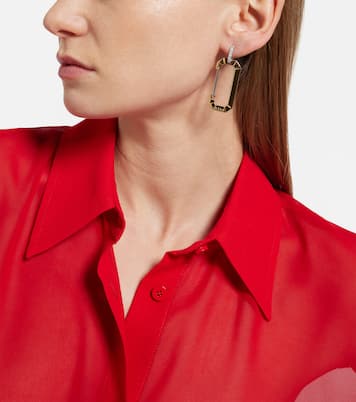 Boucle d'oreille unique Chiara Big en or 18 ct et diamants | Eéra