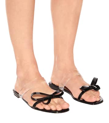 Just Nodo patent leather slides | Christian Louboutin