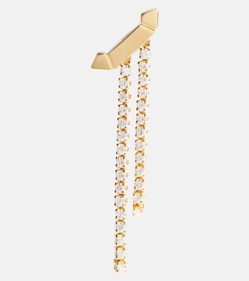 Boucle d'oreille unique Paris en or 18 ct et diamants | Eéra