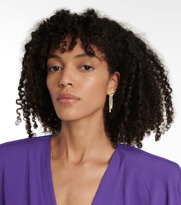 Boucle d'oreille unique Paris en or 18 ct et diamants | Eéra