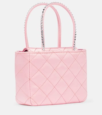 Sac Betty Super Mini matelassé en satin | Amina Muaddi