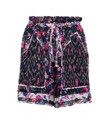 Shorts Riolmy in georgette con stampa | Marant Etoile