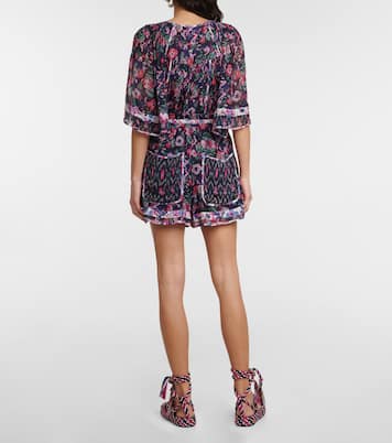 Shorts Riolmy in georgette con stampa | Marant Etoile