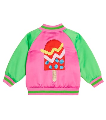 Baby Bomberjacke aus Satin | Stella McCartney Kids