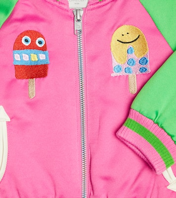 Baby Bomberjacke aus Satin | Stella McCartney Kids