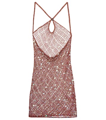 Robe en crochet à sequins | Coperni