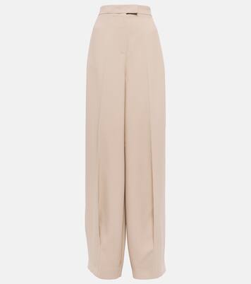 Pantaloni a gamba larga e vita alta | Fendi