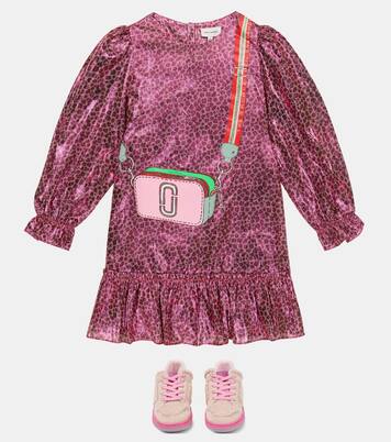 Faux fur and leather sneakers | Marc Jacobs Kids
