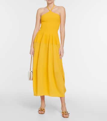 Abito midi con scollo all’americana | Stella McCartney