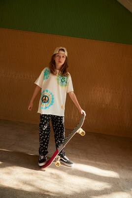 Riley printed cotton jersey T-shirt | Molo