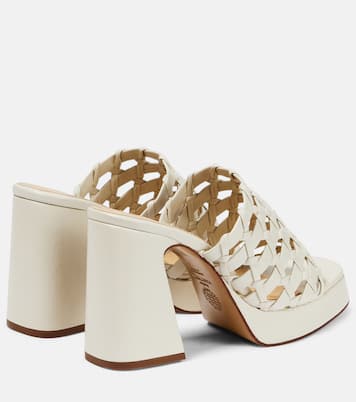 Pantoletten Alba aus Leder | Souliers Martinez