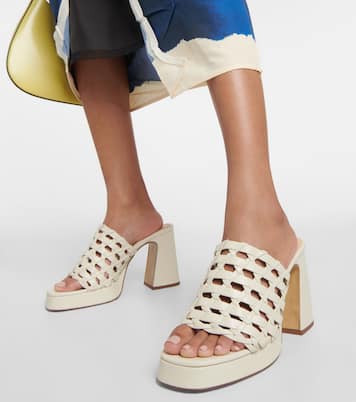 Pantoletten Alba aus Leder | Souliers Martinez