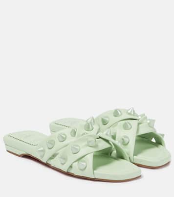 Pantoletten Miss Spika Club aus Leder | Christian Louboutin